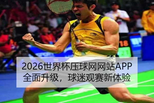 2026世界杯压球网网站APP全面升级，球迷观赛新体验